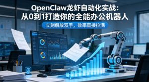 OpenClaw龙虾自动化实战:从0到1打造你的全能办公机器人,立刻解放双手,效率直接拉满-水滴知识网