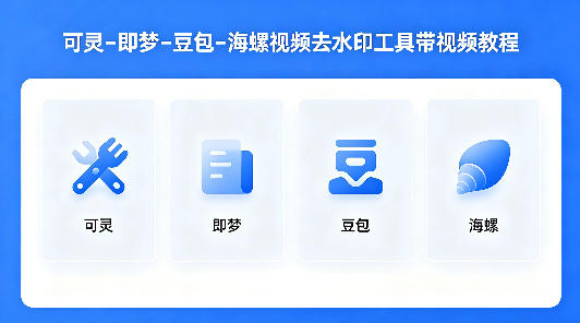 可灵–即梦–豆包–海螺视频去水印工具带视频教程-水滴知识网