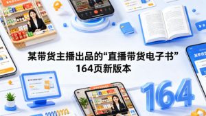 某带货主播出品的《直播带货电子书》164页新版本-水滴知识网