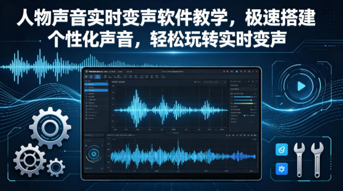 人物声音实时变声软件教学,极速搭建个性化声音,轻松玩转实时变声-水滴知识网