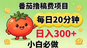番茄撸稿费,每天20分钟,日入300+!0门槛躺賺,小白直接抄作业【揭秘】-水滴知识网