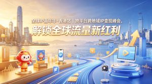 全球IP嘉年华·香港站|跨平台跨地域IP变现峰会,解锁全球流量新红利-水滴知识网