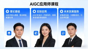 AIGC应用师课程，覆盖了AI技术的理论基础、实际应用、以及未来发展趋势-水滴知识网