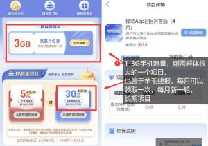 手机流量领取推广_每月一轮,刚需类的长期项目-水滴知识网