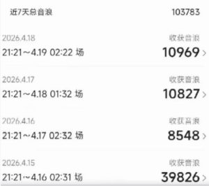 外面卖1600抖音美女无人直播撸音浪项目,号称不封号,当场最高撸6W音浪!【附详细教程】-水滴知识网