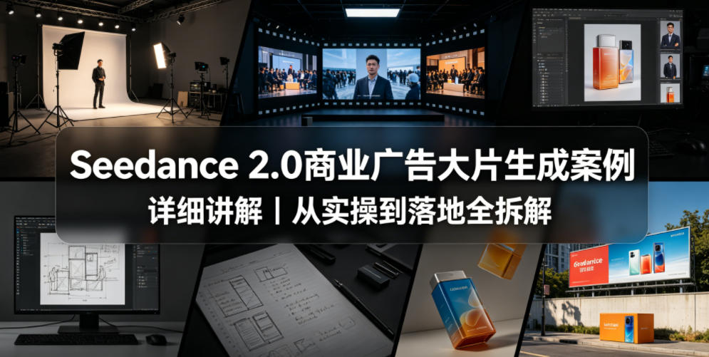 Seedance 2.0商业广告大片生成案例详细讲解|从实操到落地全拆解-水滴知识网