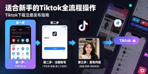 Tiktok下载注册发布,适合新手的Tiktok全流程操作-水滴知识网