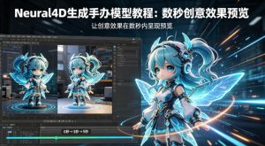 Neural4D生成手办模型教程,让创意效果在数秒内呈现预览-水滴知识网