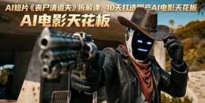 AI短片《丧尸清道夫》拆解课,10天打造国产AI电影天花板-水滴知识网