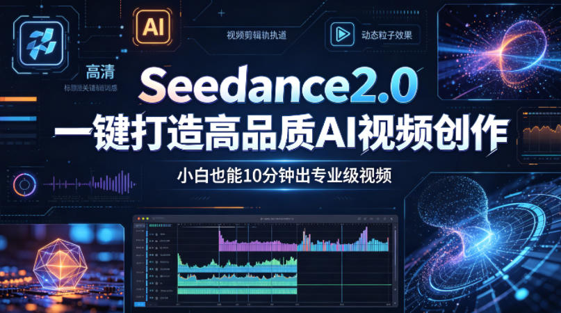 Seedance2.0一键打造高品质AI视频创作,小白也能10分钟出专业级视频-水滴知识网