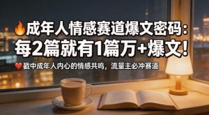 公众号流量主成年人情感心理赛道,流量最大,受众最广的主流赛道之一,平均每2篇就有1篇万爆文章-水滴知识网