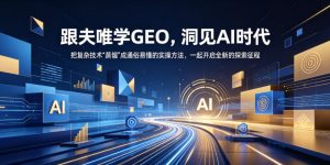跟夫唯学GEO,洞见AI时代,把复杂技术“蒸馏”成通俗易懂的实操方法,一起开启全新的探索征程-水滴知识网